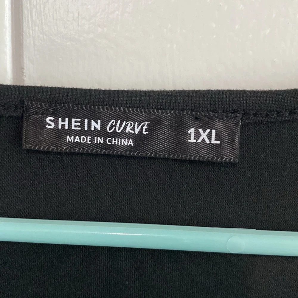 SHEIN CURVE black dress - Picture 3 of 4